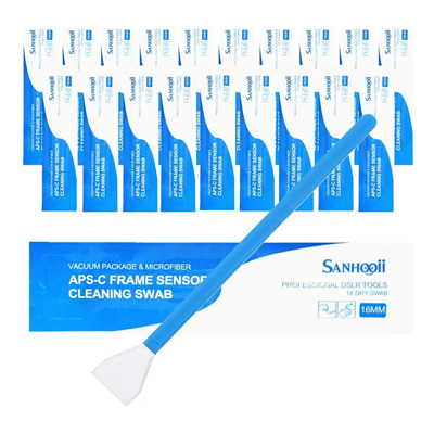 Hisopos De Limpieza Del Sensor Aps-c De Sanhooii 20pcs Dslr