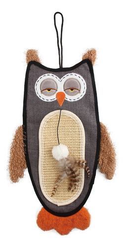 Juguete Para Gatos Gigwi Rascador Con Catnip Modelo Owl