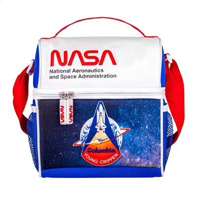 Lonchera Escolar Nasa Cohete Forro Térmico Cinta Reforzada B Color Blanco | MercadoLibre