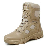 Botas Swat De Cuero, Militares, Casuales, Para Hombre, Zapat