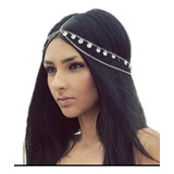 Bodychains Headchains Vincha Tiara Con Monedas Plateadas