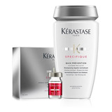 Kit Shampoo Kerastase Bain Prevention+ Caja Cure Anti-caida 