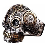 Anillo Calavera De Plata Maciza 925 Hombre Mujer I