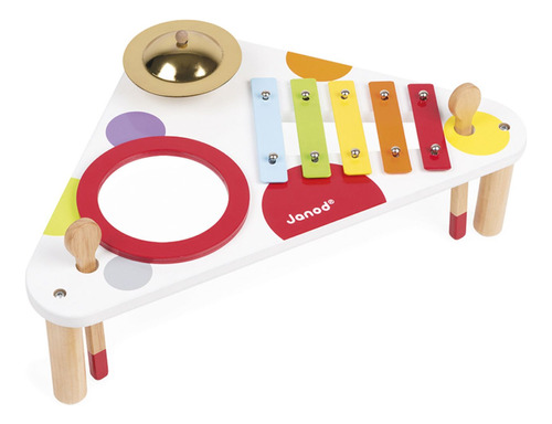 Mesa Infantil Musical Brinquedo Interativo 3 Instrumentos 