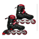 Patines Semipro Rueda Goma En Linea Ajustable