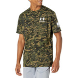 Under Armour Camiseta New Freedom Camo Para Hombre, Marine O