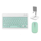 Kit De Teclado Bluetooth Con Ratón Soporte Teléfono/tablet