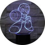 Lampara Led Acrílico Megaman Caricatura Niño Regalo Juguete 