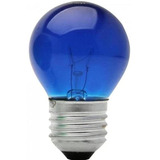 Lâmpada Brasfort Bolinha 15w 220v E27 Bg45 Azul