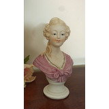 Figura Porcelana Dama Antigua Victoriana