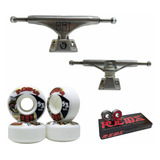 Truck Profissional Obi 139 Mm Poli + Red Bones + Moska 53 Mm