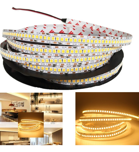 Fita Led 3528 Dimerizável 24w/m 3000k 12v 240leds/m