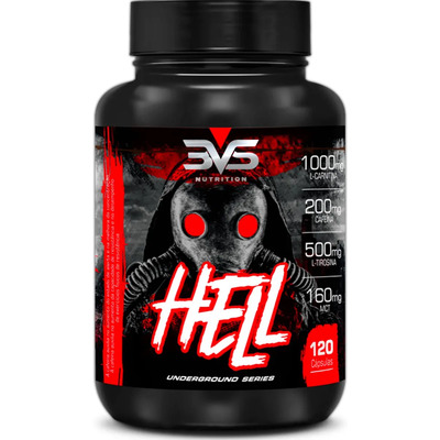 Termogênico Hell - Fórmula Exclusiva Contendo 7 Ingredientes Com Cafeína, L-carnitina, L-tirosina, Mct, Picolinato De Cromo E Vitaminas - 120 Cápsulas | MercadoLivre