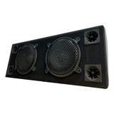 Woofer Doble 2x10'' 2tweeter + Cajon + Bornera 