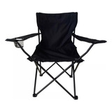 Silla Plegable De Playa Camping Exteriores Portavaso Verde Color Negro