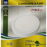 Plafon Luminaria Led Redondo Aplicar 12w Luz Calida Tbcin