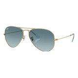 Lentes Anteojos De Sol Ray-ban Rb3025 Azul Gradiente