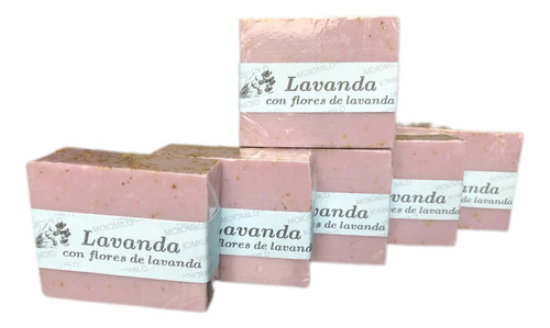 Jabones Artesanales Lavanda 6u. X 55grs