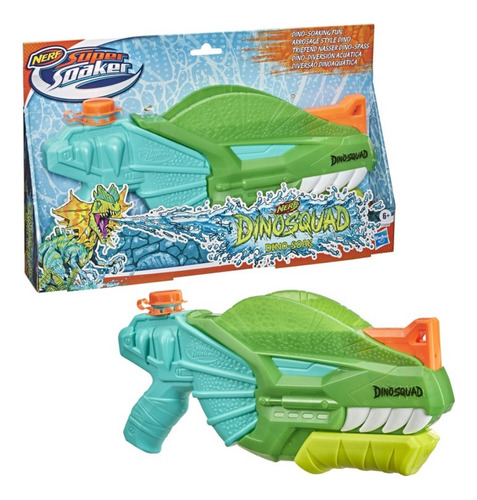 Lanzador De Agua Nerf Super Soaker Dinosquad Dinosoak Hasbro