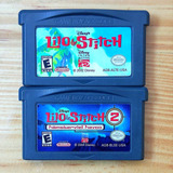Lote 2 Cartuchos Lilo Stitch Originais Gba Game Boy Advance