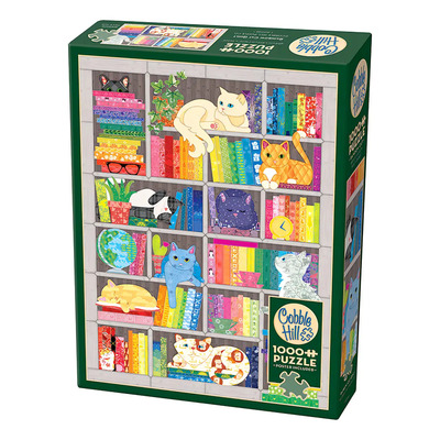 Rompecabezas 1000 Piezas Arte Gatos Arcoiris Cobble Hill 50x68cm