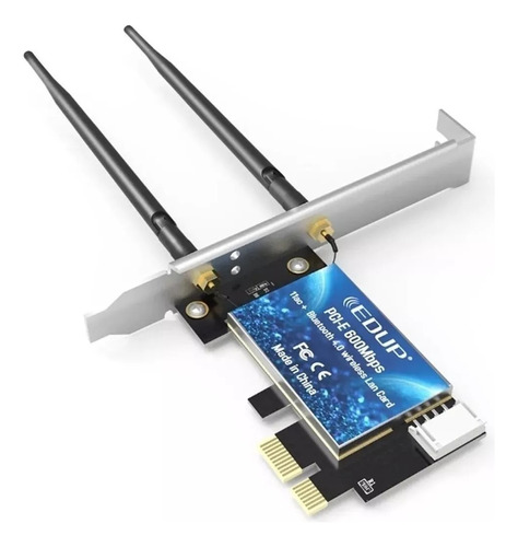 Placa Wi-fi Dual Band 2.4/5ghz 600 M Bluetooth 4.0 Pci-e 5g