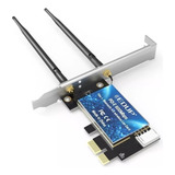 Placa Wi-fi Dual Band 2.4/5ghz 600 M Bluetooth 4.0 Pci-e 5g