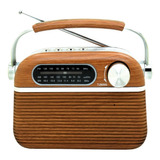 Radio Bt Retro Portatil Audiopro Fm Usb Sd /03-ap02060