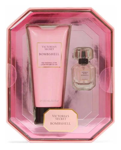 Set Crema Y Perfume Bombshell Victoria Secret + Bolsa 