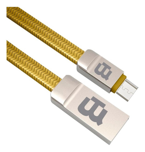 Cable Blackpcs Zinc V8 Oro 100 Cm 2.1a Cagmz-3 /v /v