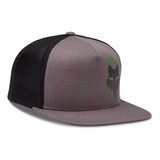 Gorra Cachucha Fox Legacy Snapback Gris Mtb Plana Broche