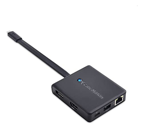 Hub Usb C 7 En 1 De Cable Matters Con Pantalla Triple (hdmi,