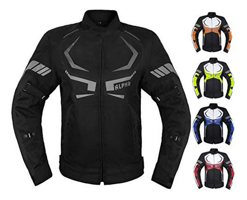 Chaqueta De Motocicleta Hombre Ce Armada Impermeable Todo Te