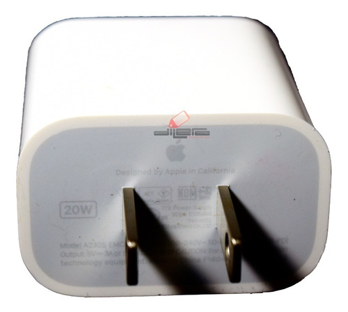 Cargador Apple 20w Carga Rapida iPhone 12 / 11 / Xs Original