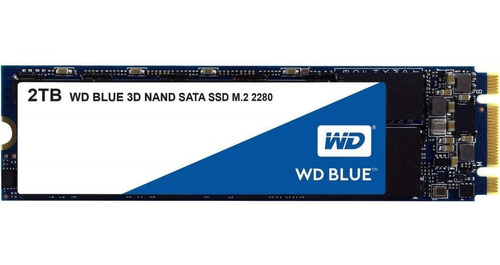 Unidad De Estado Solido Ssd Wd Blue M.2 2280 2tb 3d Wds2 /vc