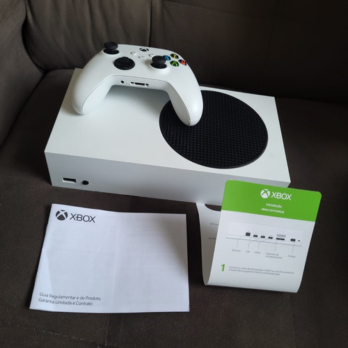 Microsoft Xbox Series S 512gb Standard Cor Branco - 01 Controle Original (10x Sem Juros!!!)