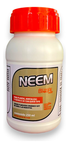 Aceite Neem Insecticida Orgánico Extracto Concentrado 240ml