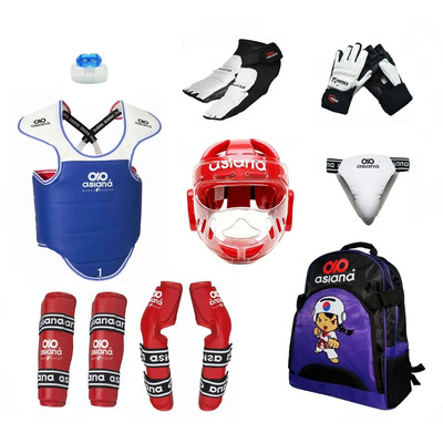 Ithaca Store Asiana Paquete Casco C\u002Fmica C\u002Fmochila Taekwondo | Meses sin interés