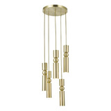 Lampara Colgante Techo Metal Candelabro Elegante Nórdic Lujo