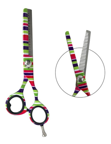 Style.cut Rainbow Spirit Tijera Profesional De Pulir 5,5