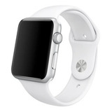 Correa Para Applewatch Silicona Deportiva Blanca 42 /44 /45m