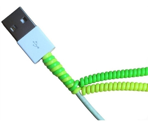 20 Pzas De Espirales Protector Cubierta Protector Cable Usb