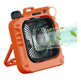 Ventilador De Mesa Qinzhuo, Ventilador De Camping Recargable