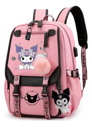 Mochila Hello Kitty Con Bonito Diseño De Dibujos Animados