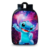 Mochila Pré Escola  Pequena Infantil  Creche Stitch Ohana 34