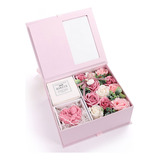 Caja De Regalo Con Forma De Flor De Jabón, Rosa, Nueva Boda,