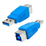 Adaptador Conector Usb 3.1 B Fêmea X Usb A Macho Impressora