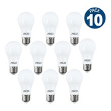 Pack De 10 Focos A19 Led Aksi 5w Luz Blanca Color De La Luz Blanco Frío