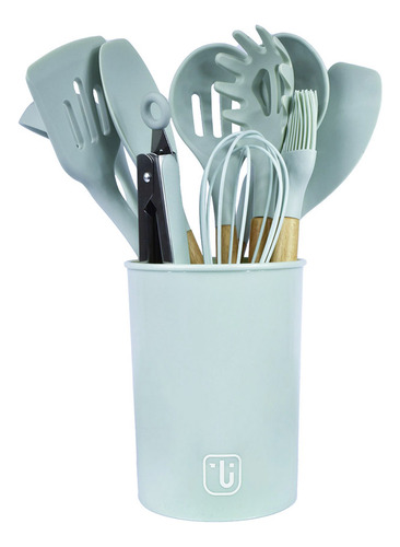 Set 12 Utensilios De Cocina Silicona Calipso Simplit