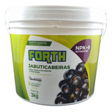 Kit 21kg Fertilizante Forth Frutas Jabuticaba Balde 3kg